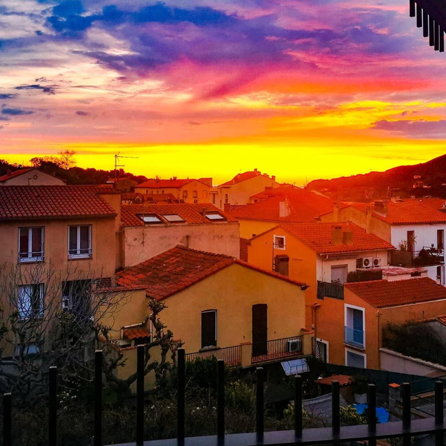 1Br Apartment T2 54M2 Onde Marine 2Nd Floor Lift Wifi Ac Parking Port Vendres Exterior foto