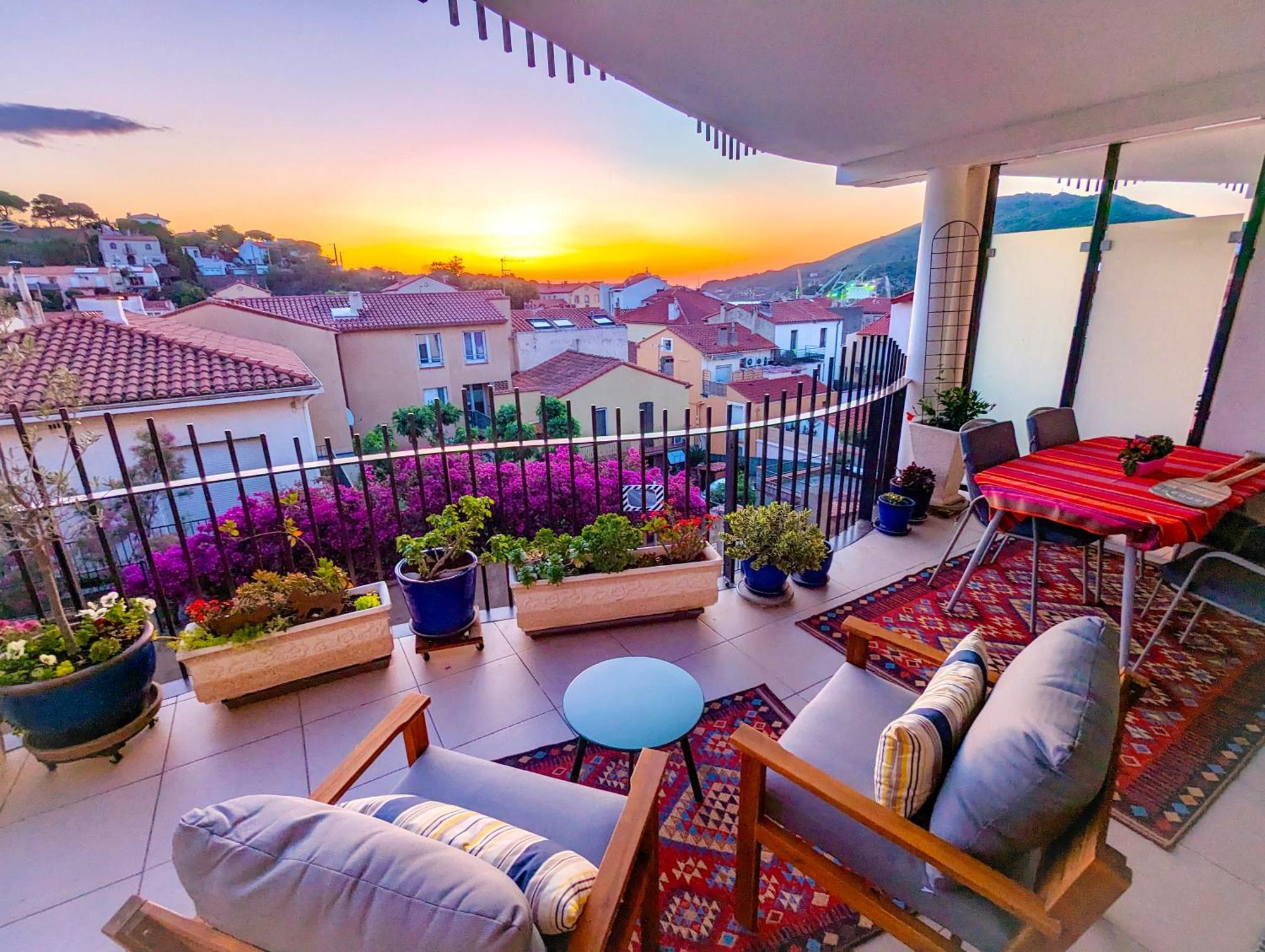 1Br Apartment T2 54M2 Onde Marine 2Nd Floor Lift Wifi Ac Parking Port Vendres Exterior foto